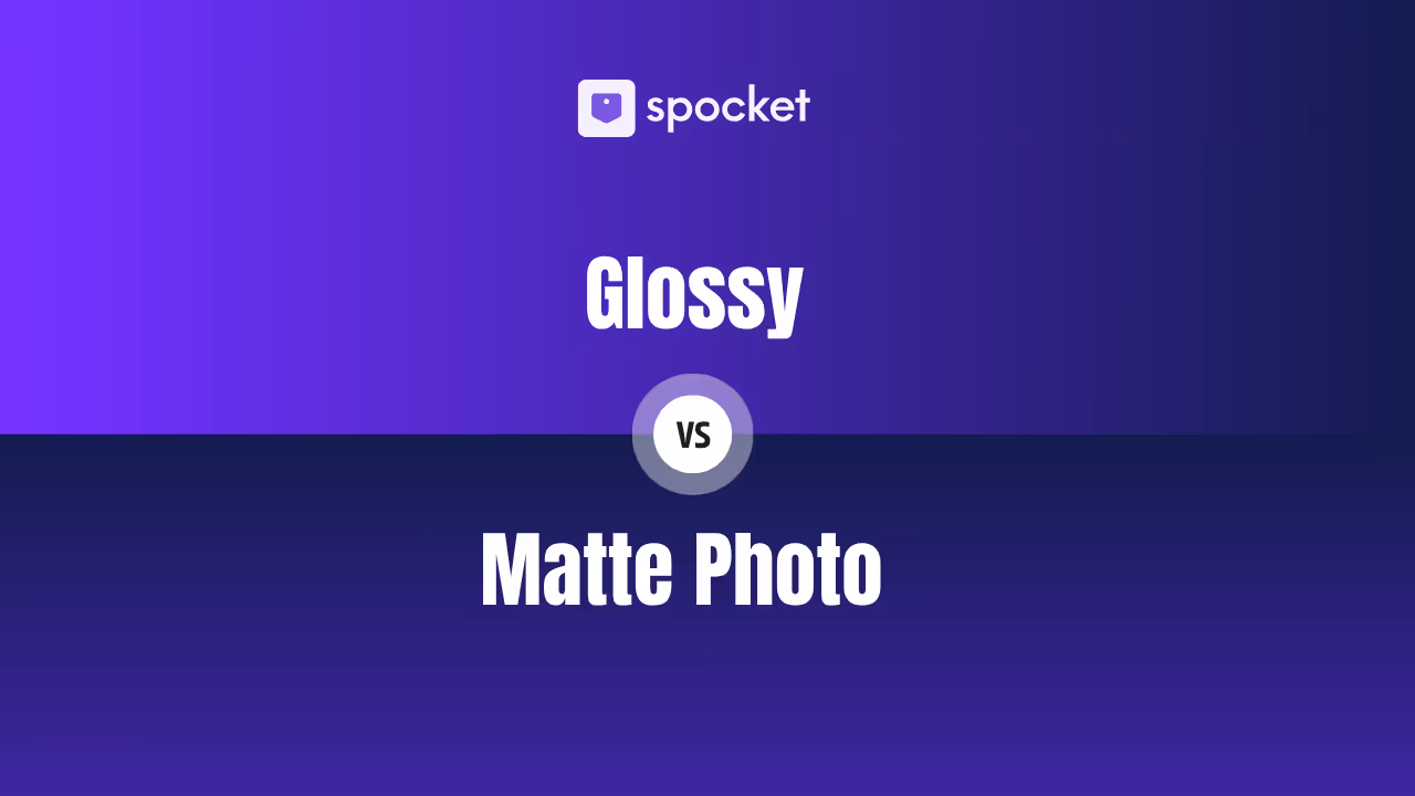 Glossy vs Matte Photo